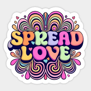 Spread Love Sticker